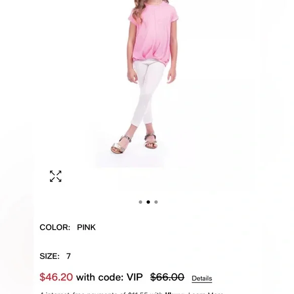 Imoga tunic girls size 12 never worn - Picture 7 of 8